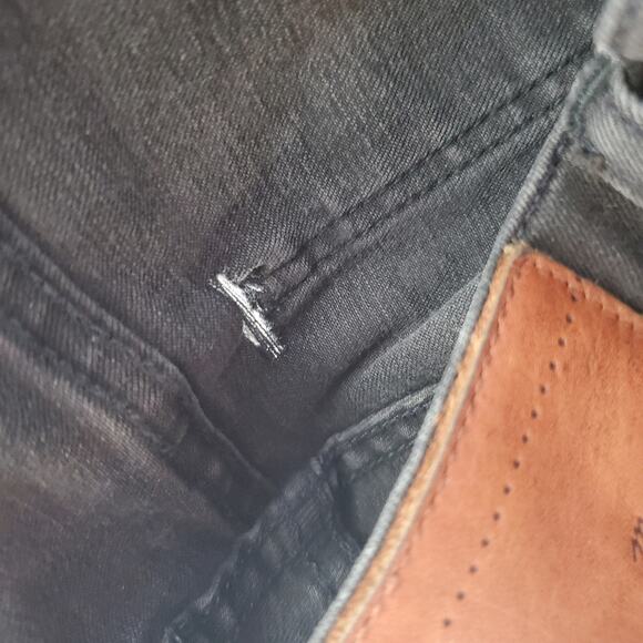 Madewell Off Black 8" Skinny Skinny Jeans 28 - Picture 11 of 13